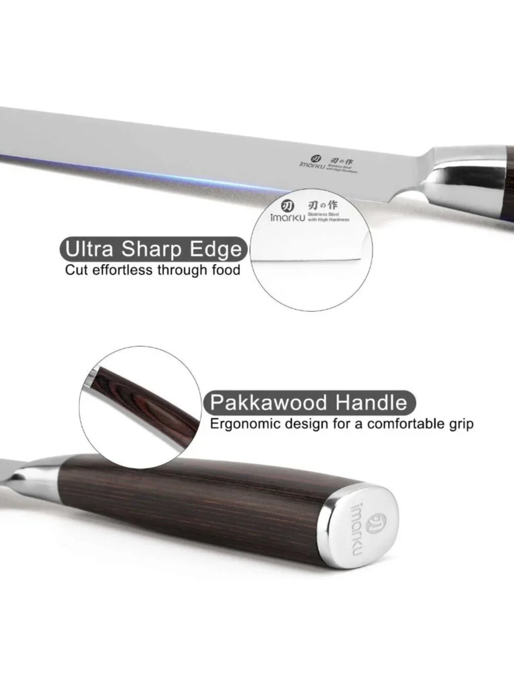 8-Inch Japanese Chef Knife - Ultra Sharp Kitchen Knife, Perfect Gift for Home